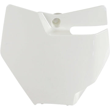 UFO Front Number Plate - 2020 White KT04087042