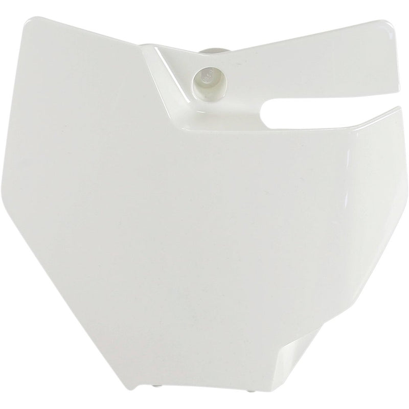 UFO Front Number Plate - 2020 White KT04087042