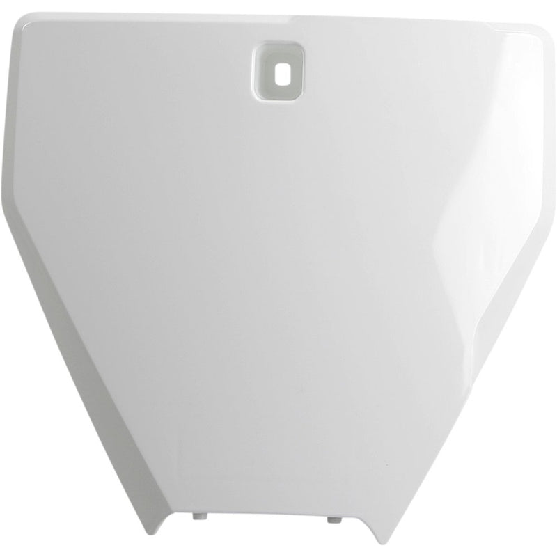 UFO Front Number Plate - White HU03367-041