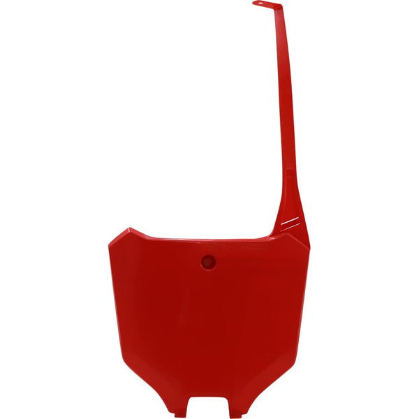 UFO Front Number Plate - Red - Honda HO05607-070