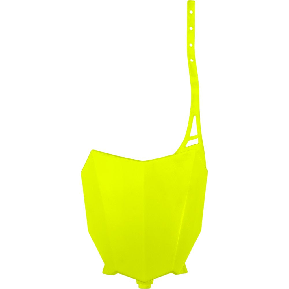 UFO Front Number Plate - Florescent Yellow HO05602-DFLU