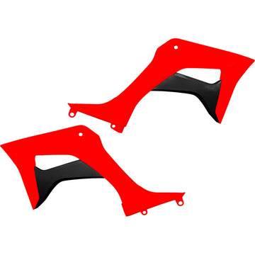 UFO Radiator Shrouds - OEM Red/Black HO05600-999