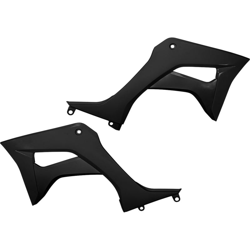 UFO Radiator Shrouds - Black HO05600-001
