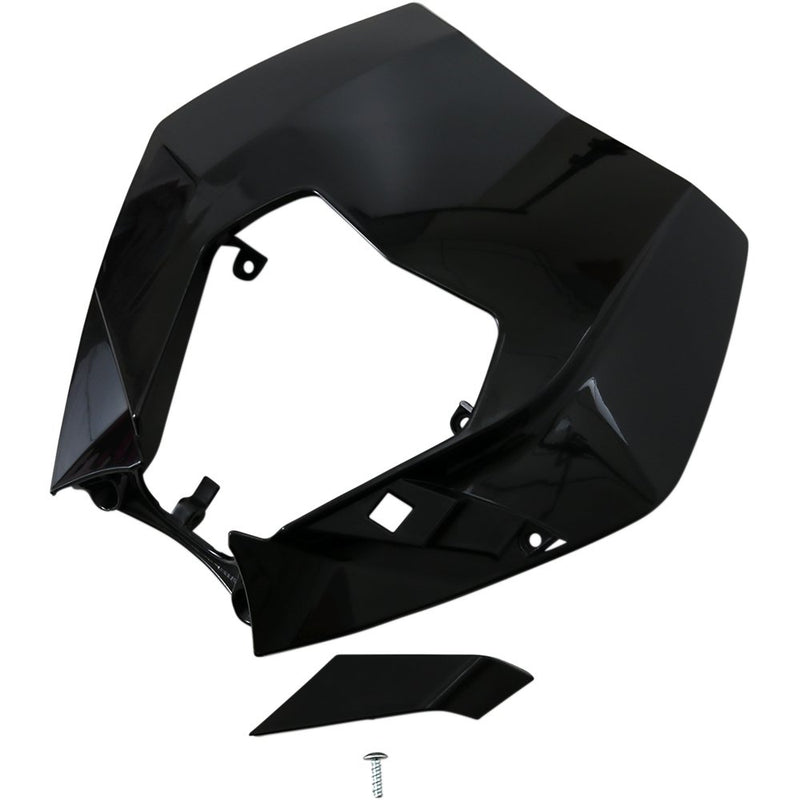 UFO Replacement plastic for OEM headlight - Black KT04090001