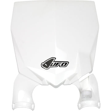UFO Stadium Number Plate - White - Yamaha YA04855-046