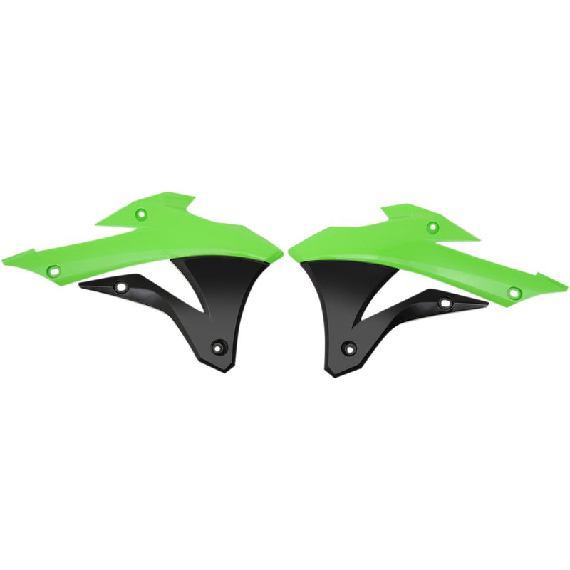 UFO Radiator Covers - Green/Black KA04728-999