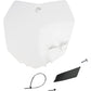 UFO Front Number Plate - White KT04051#047