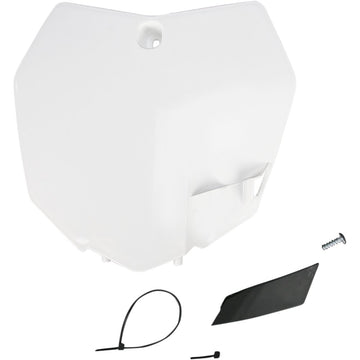 UFO Front Number Plate - White KT04051#047