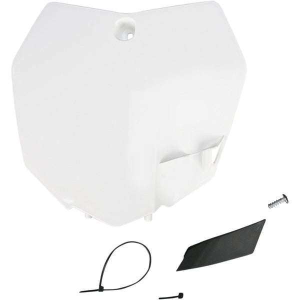 UFO Front Number Plate - White KT04051#047
