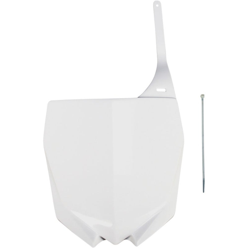 UFO Restyled Number Plate - White - YZ YA04832-046