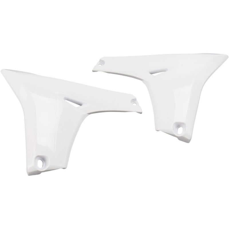UFO Lower Radiator Shrouds - White YA04824-046