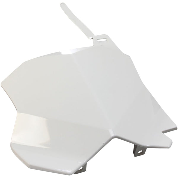 UFO Front Number Plate - White KA04738-047
