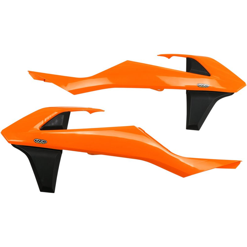 UFO Radiator Covers - Orange/Black KT04061-999