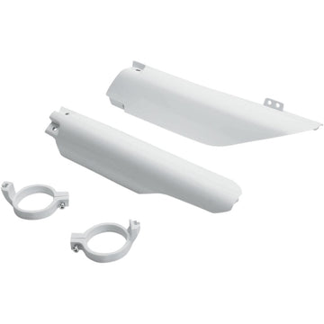 UFO Fork Tube Protectors - White - SUZ - '04-'05 SU03998-041