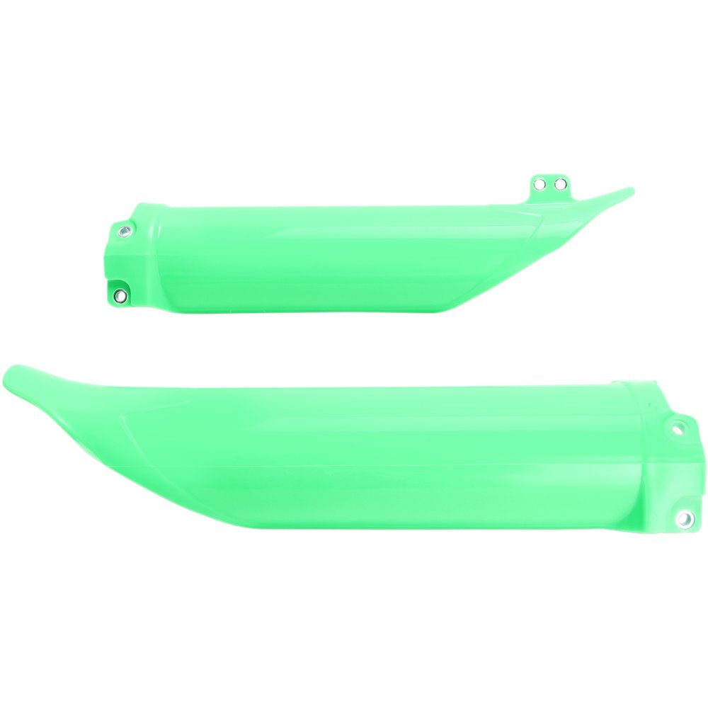 UFO Fork Tube Protectors - Flo Green - KXF250/450 KA04701-AFLU