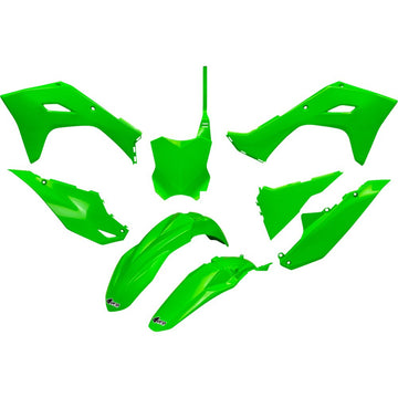 UFO Restyle Body Kit - Florescent Green - KX 250/450 F KAKIT231@AFLU