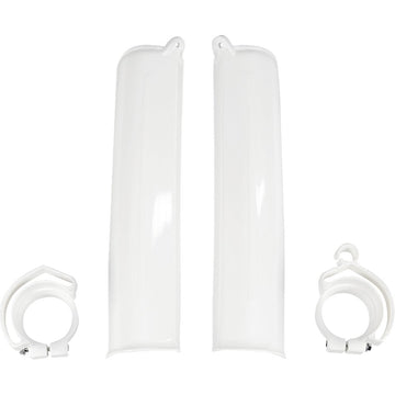 UFO Fork Tube Protectors - White KT03011#047