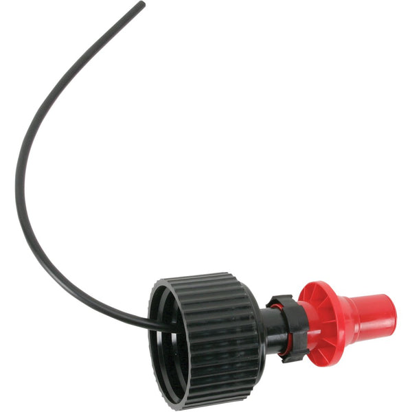 TUFF JUG Replacement Spill-Proof Spout - Tuff Jug Container - Black/Red RRS