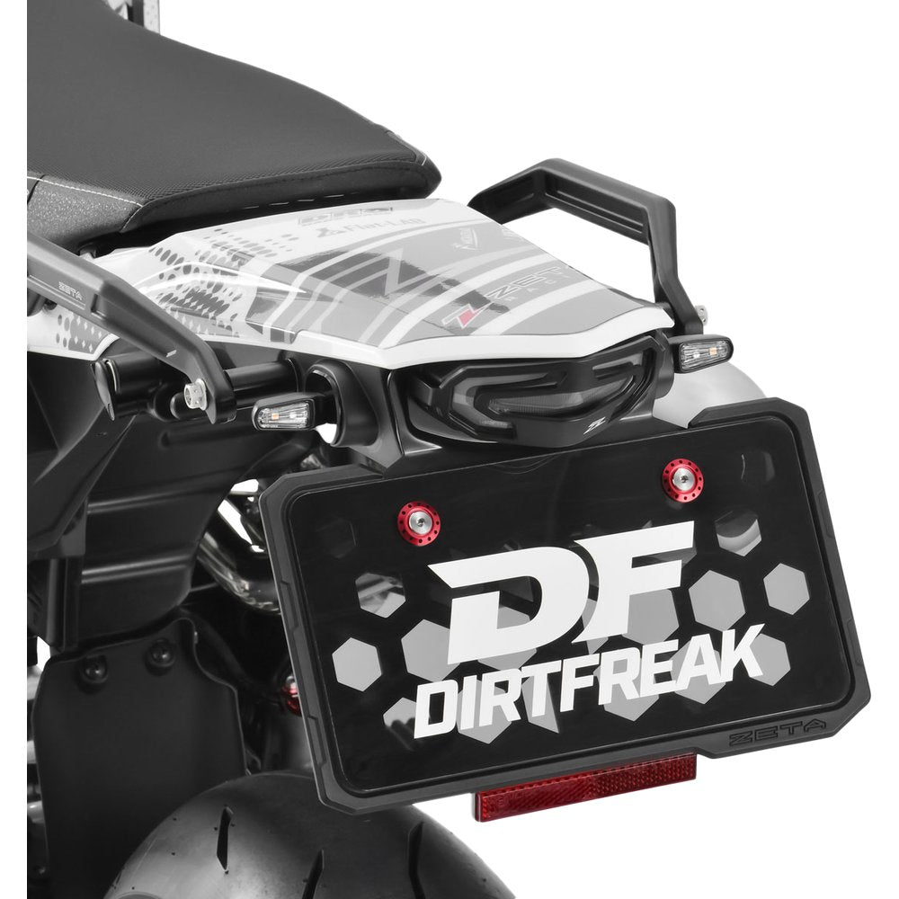 701 Led Turn Signals W/Taillight Blk W/Clr Lens Pr