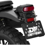 Zeta 701 Led Turn Signals W/Taillight Blk W/Clr Lens Pr