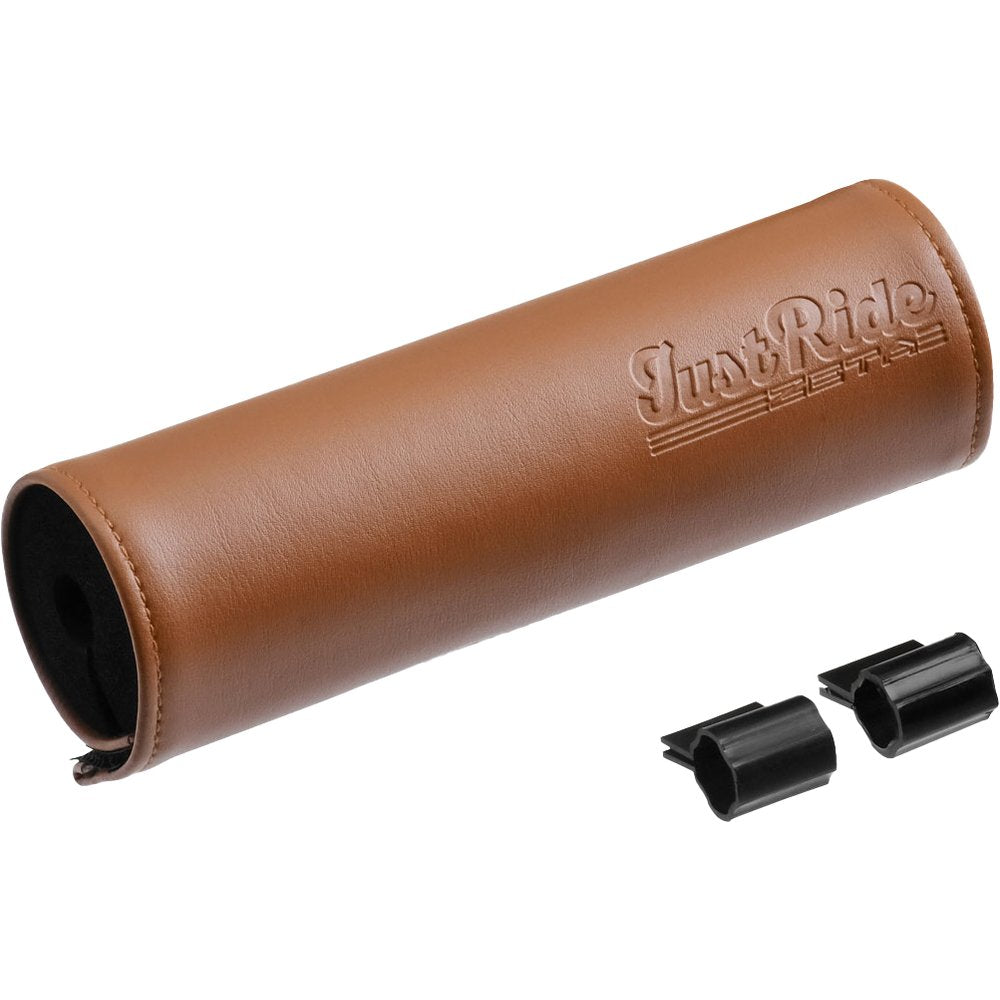 Handlebar Bar Pad Leather 165mm Brown