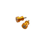 Zeta Swingarm Spools M8 Gold Hon/Suz