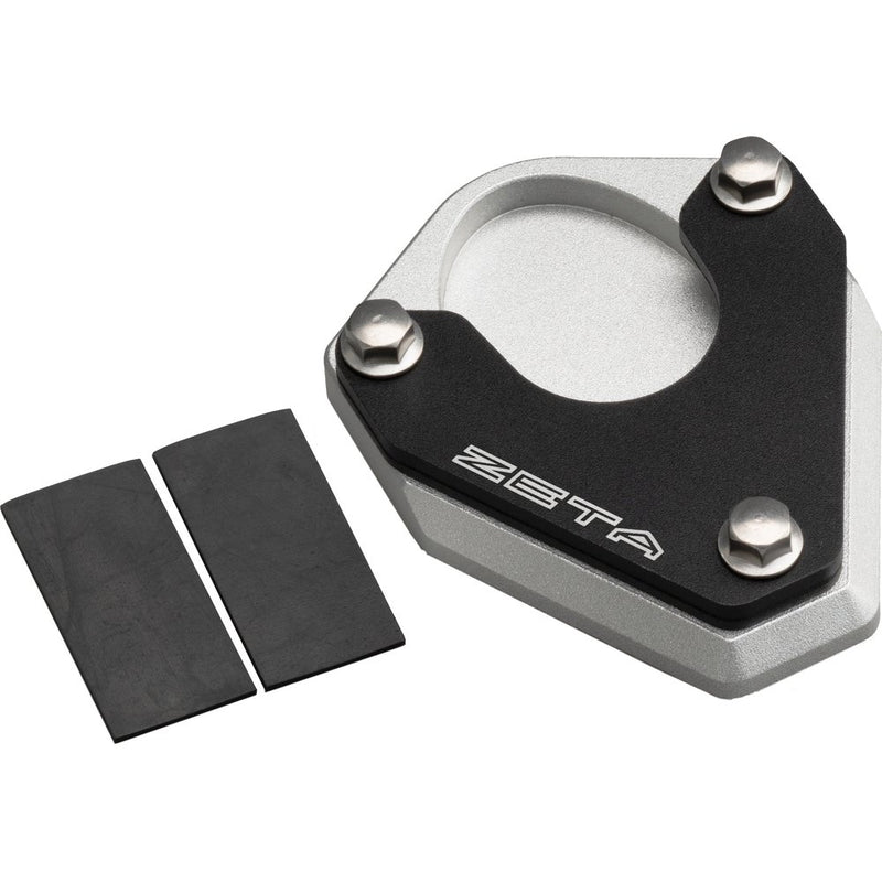 Zeta Side Stand Extender Black/Silver Kaw