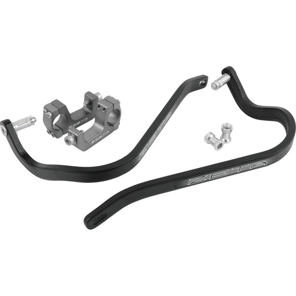 Zeta Armor Hand Guard W/U Clamp 1 1/8 In Black