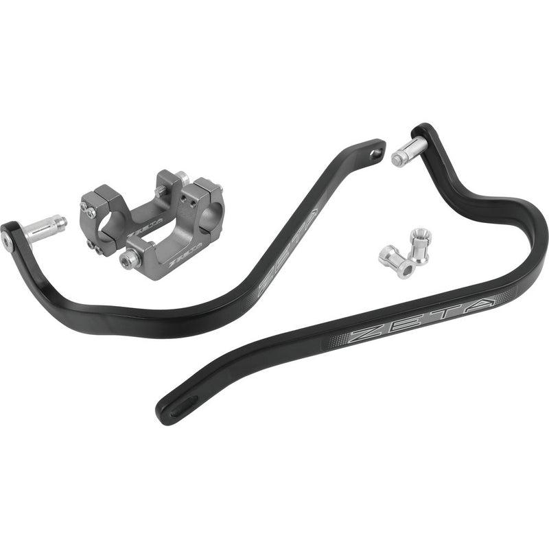 Zeta Armor Hand Guard W/U Clamp 1 1/8 In Black