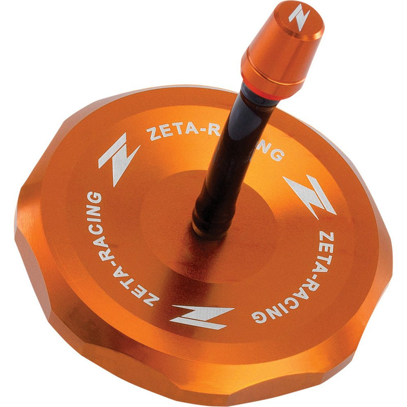 Zeta Billet Gas Cap Orange
