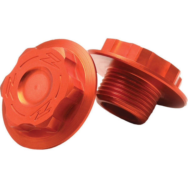 Zeta Steering Stem Nut & Bolt Orange M20x27 P1.5 L=11.5