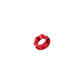 Steering Stem Nut & Bolt Red M22x27 P1.0 H12