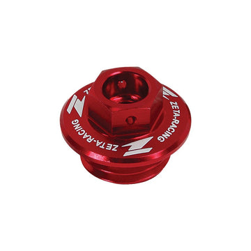 Oil Filler Plug Red