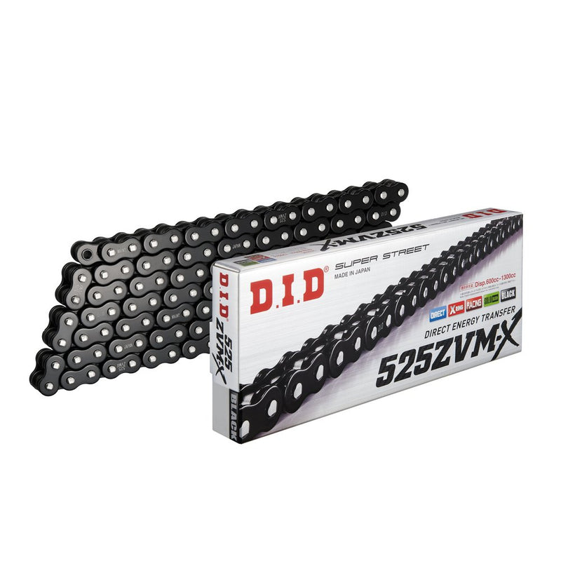 D.I.D Super Street 525zvmx 130 Black/Black