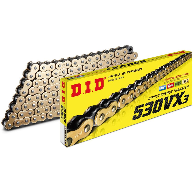 D.I.D Chain 530vx3 150l Gold