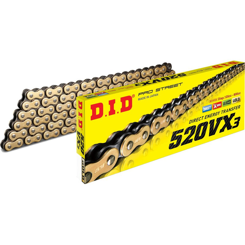 D.I.D 520vx3 Gold 25 Ft.