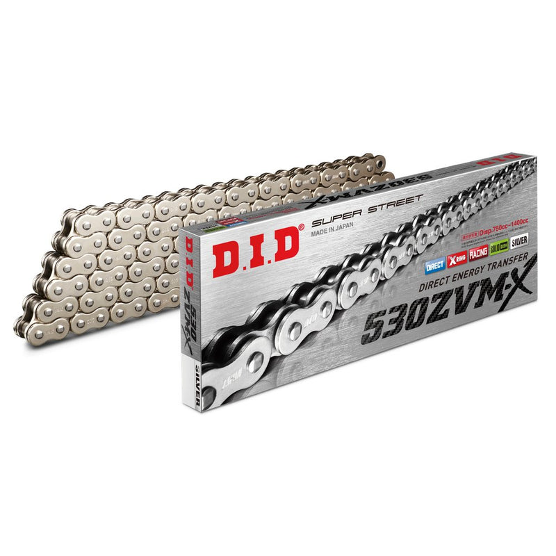 D.I.D Super Street 530zvmxs 100l X Ring Chain Gold