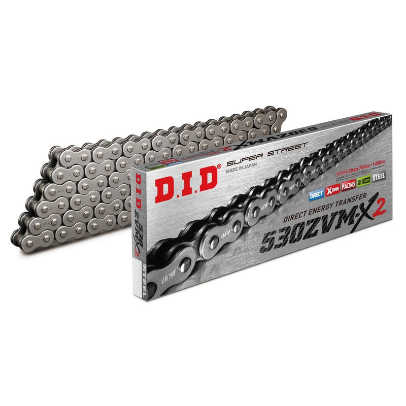 D.I.D Super Street 530zvmx 150l X Ring Chain Natural