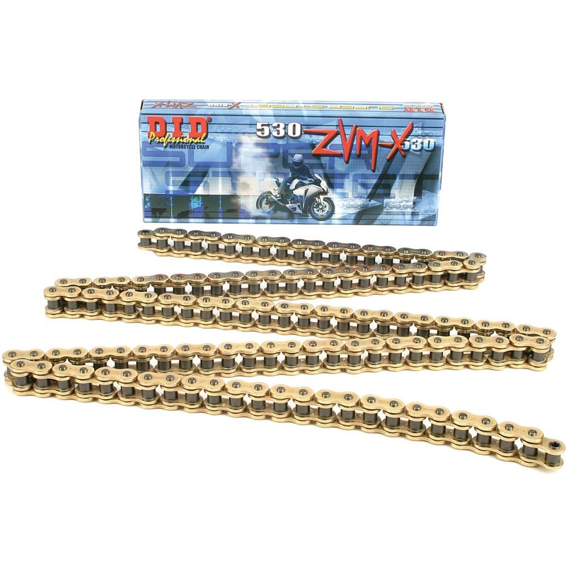 D.I.D Super Street 530zvmxg 160l X Ring Chain Gold