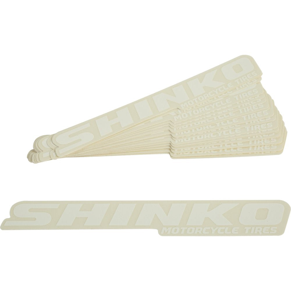 6" Shinko Decal   White Pack Of 20