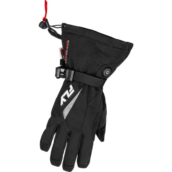 Fly Racing Title Heated Gauntlet Gloves Black 2x