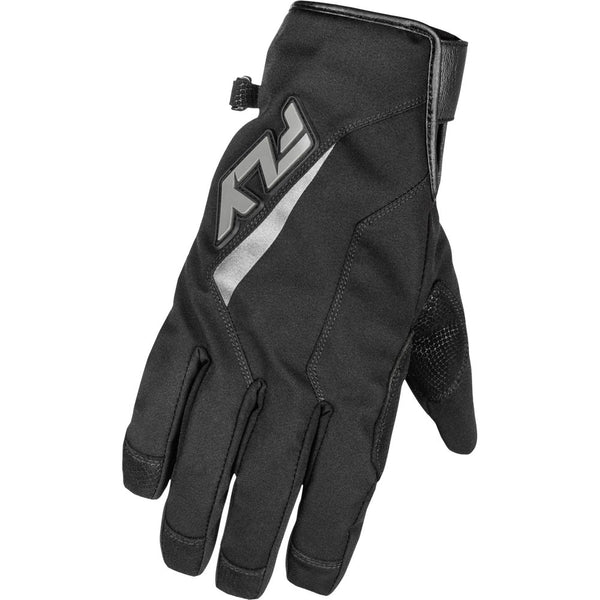 Fly Racing Title Long Gloves Black Xs