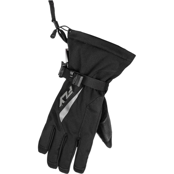Fly Racing Title Gauntlet Gloves Black/Grey 2x