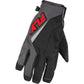 Title Gloves Grey/Black/Red Sm