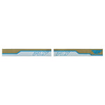 Fly Racing Zone Elite Sn Goggle Bl/Lt Gry W/Dark Blue Mir/Plrzd Amb Lens