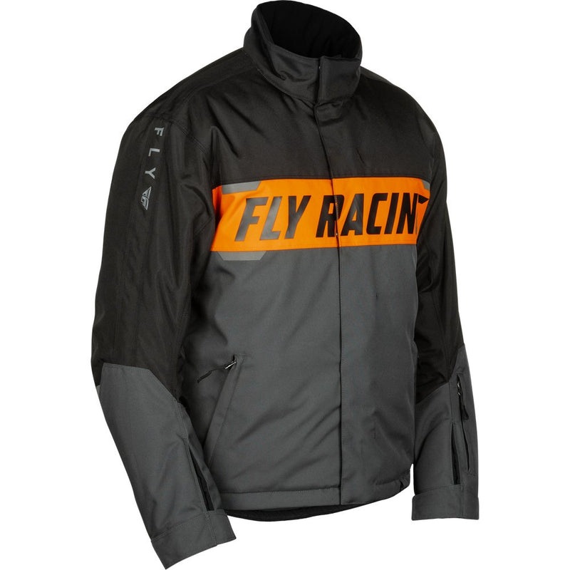 Fly Racing Outpost Jacket Grey/Orange Md
