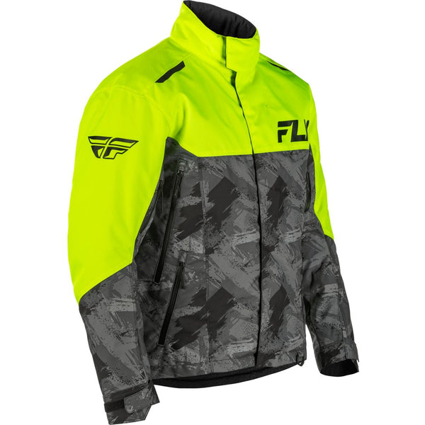 Fly Racing Snx Pro Jacket Hi Vis/Black 2x