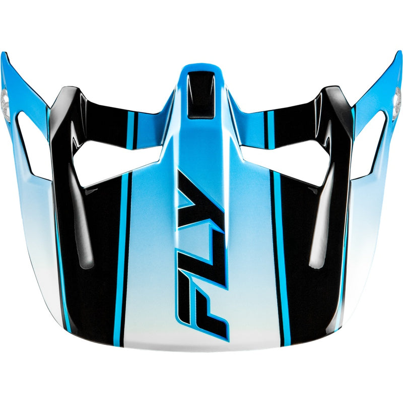 Fly Racing Werx R Carbon Flow Visor Black/Blue/White