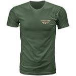 Fly Racing Staple Tee Green Md