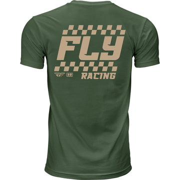 Fly Staple Tee Green Lg